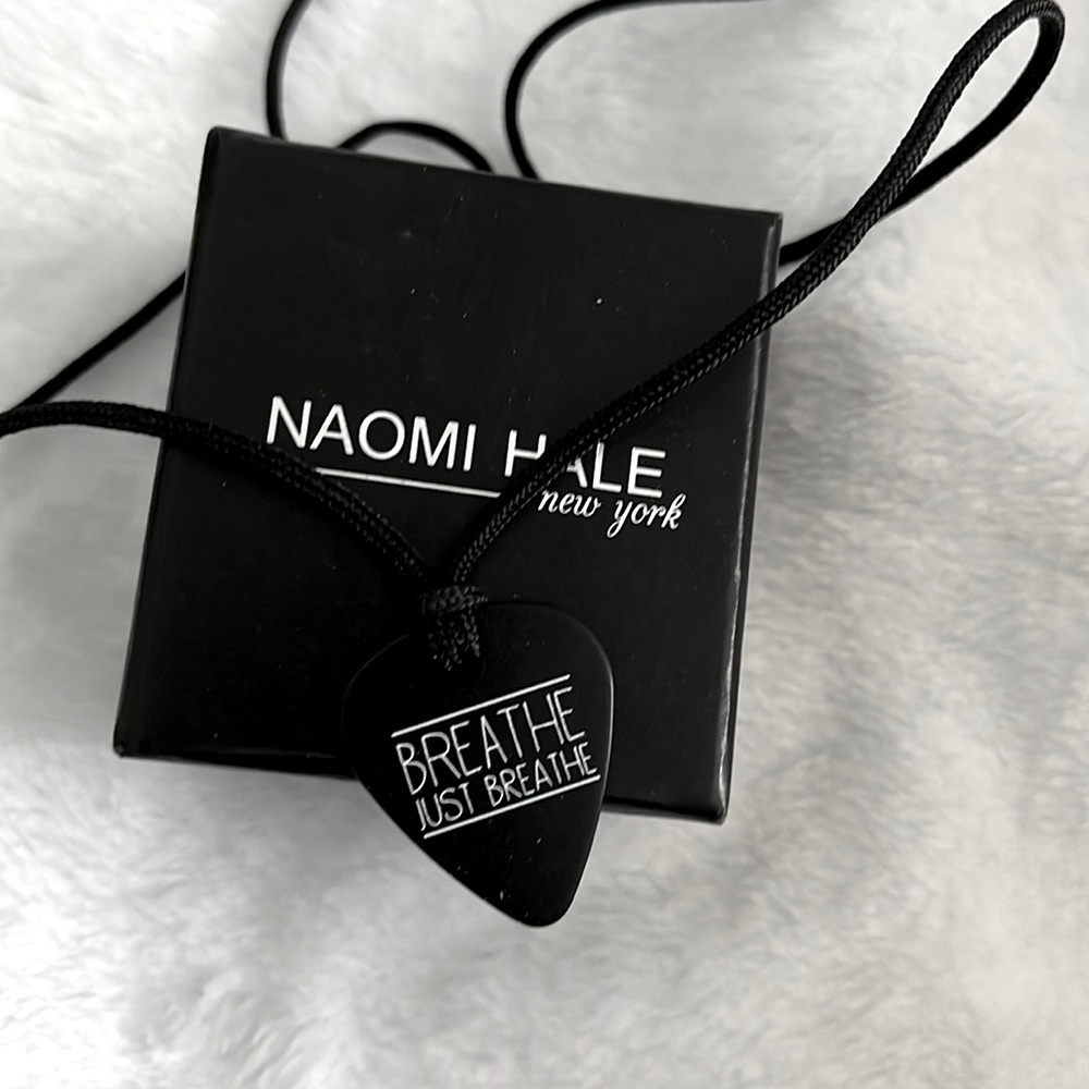 Breathe Just Breathe Necklace